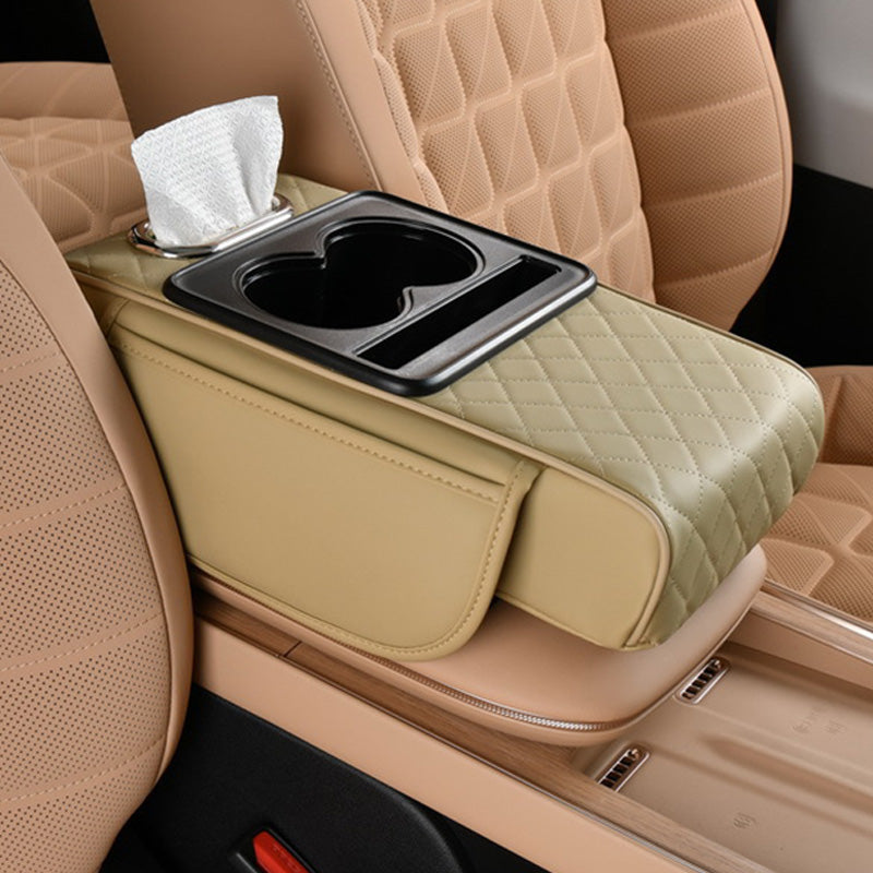 LuxuraComfort Luxe Armsteun Kussen | Verhoogt rijcomfort en ondersteuning onderweg