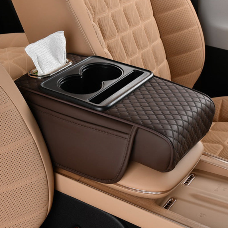 LuxuraComfort Luxe Armsteun Kussen | Verhoogt rijcomfort en ondersteuning onderweg