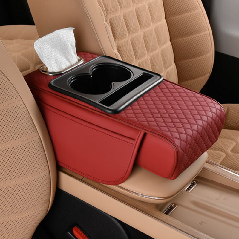 LuxuraComfort Luxe Armsteun Kussen | Verhoogt rijcomfort en ondersteuning onderweg