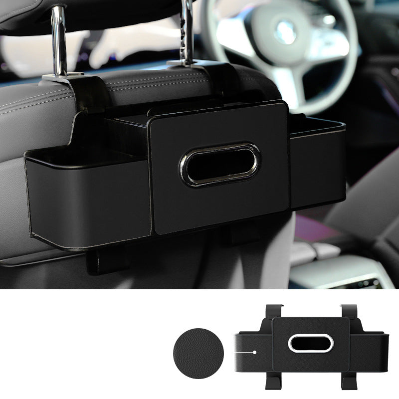 LuxuraBox Auto Multifunctionele Rugleuning Opbergdoos | Stijlvolle opbergoplossing voor uw auto-organisatie