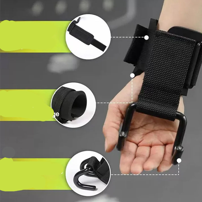 GripLux Elite Polssteun Haak Grip Trainer | Versterk grip en comfort tijdens training