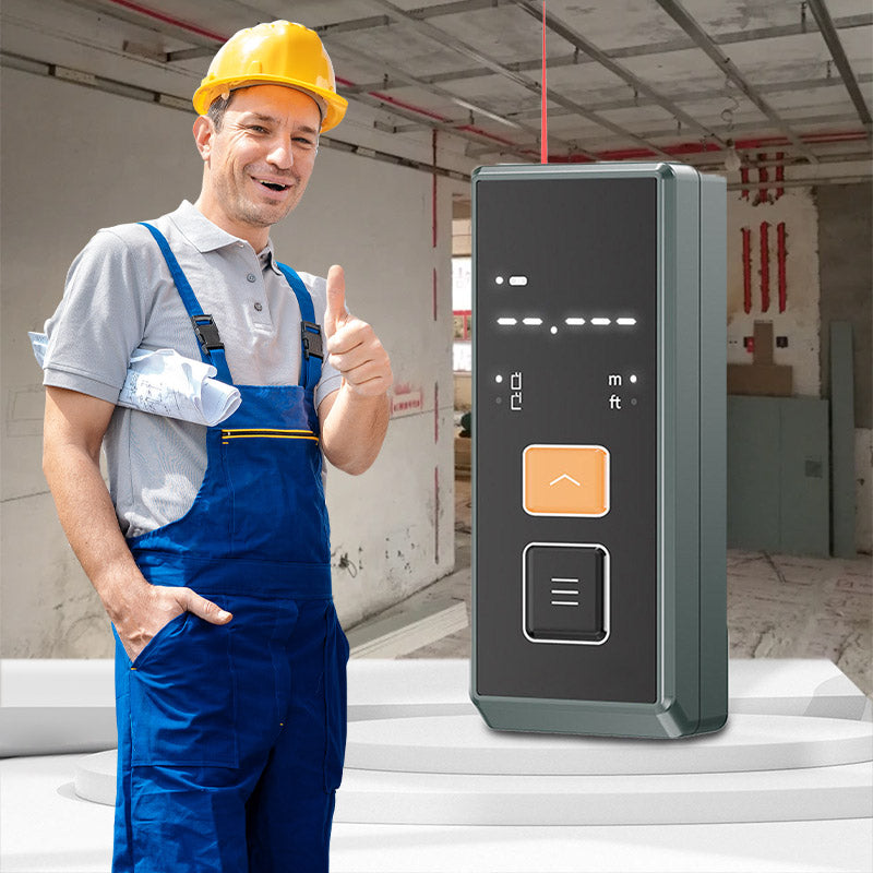 LaserLux Mini Handheld Laserafstandsmeter Set | Nauwkeurige metingen in een compact ontwerp