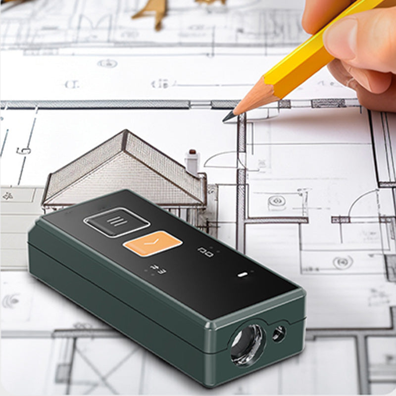 LaserLux Mini Handheld Laserafstandsmeter Set | Nauwkeurige metingen in een compact ontwerp