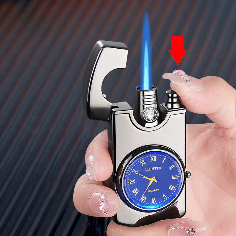 LuxeFlame Opblaasbare Winddichte Metalen Aansteker | Elegant en duurzaam voor elke gelegenheid