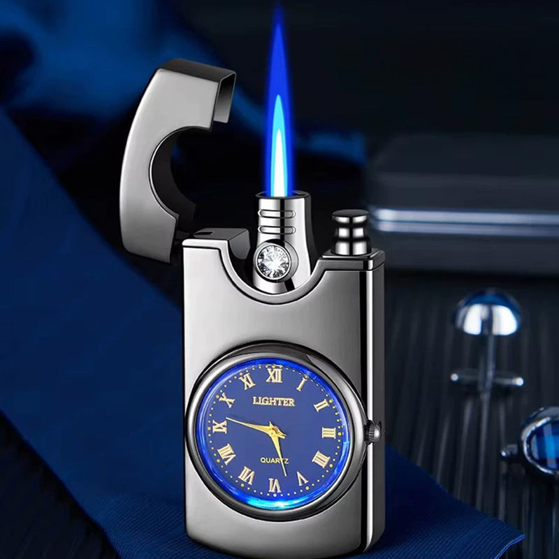 LuxeFlame Opblaasbare Winddichte Metalen Aansteker | Elegant en duurzaam voor elke gelegenheid