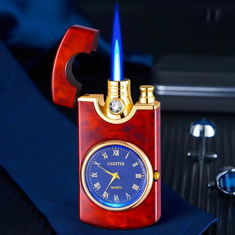 LuxeFlame Opblaasbare Winddichte Metalen Aansteker | Elegant en duurzaam voor elke gelegenheid