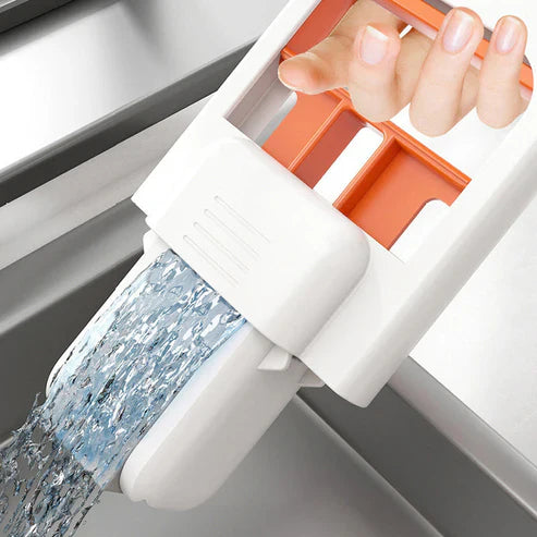 Handvrije Mini-Sponsmop – Sterk absorberende allesreiniger voor keuken, badkamer & auto