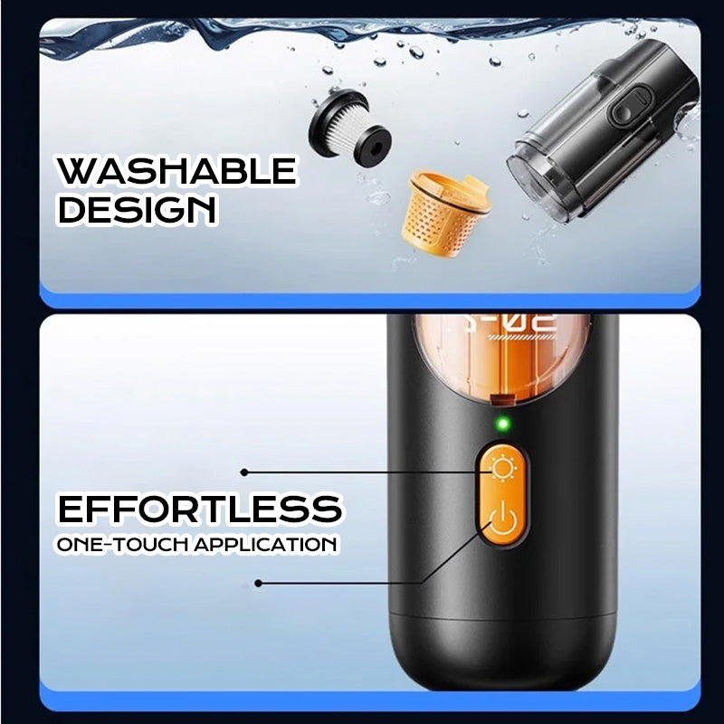 SwiftClean Handstofzuiger | Moeiteloos schoonmaken met 5 veelzijdige accessoires