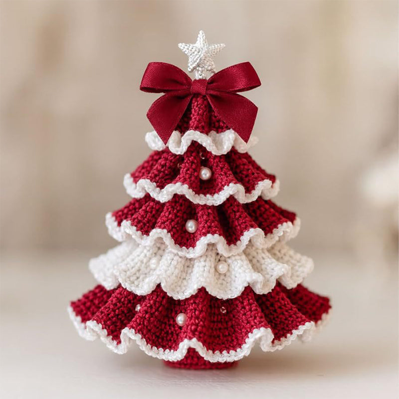WinterHaak DIY Kerstboom Haakpakket – handgemaakte kerstdecoratie voor thuis
