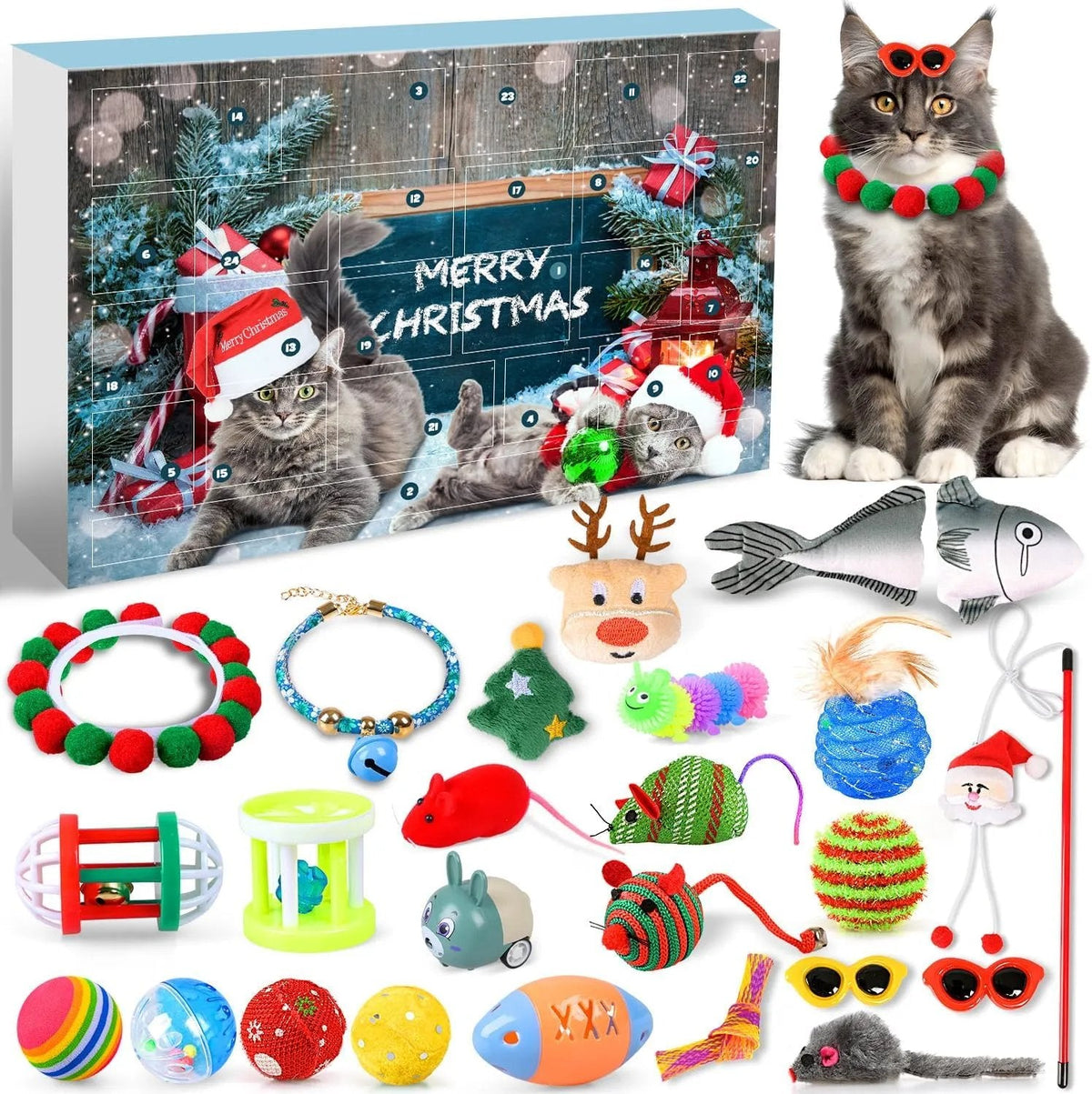 Pawfect | 2025 Aftel Adventskalender voor Katten en Honden