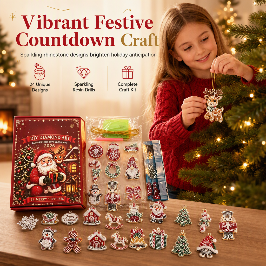 DIY Kerst Ornamenten Adventskalender 2026 – 24 Dagen