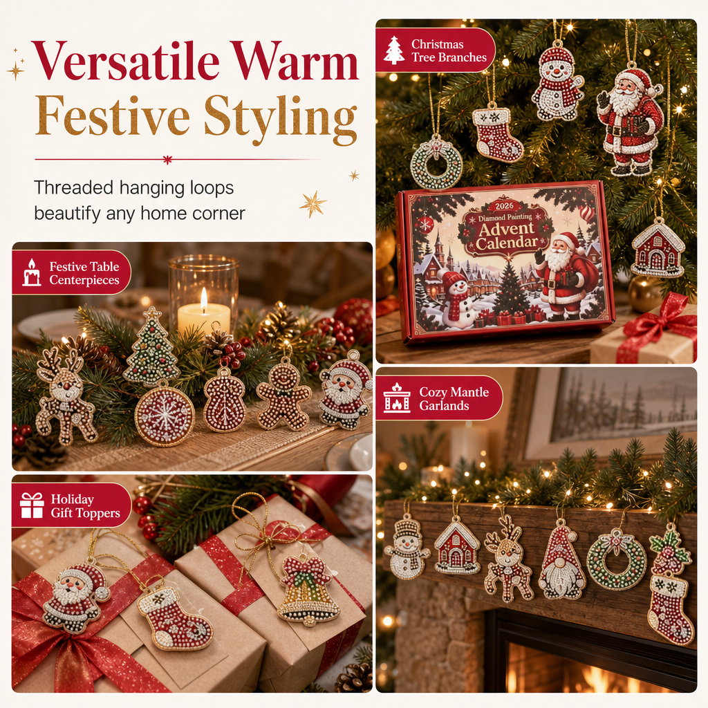 DIY Kerst Ornamenten Adventskalender 2026 – 24 Dagen