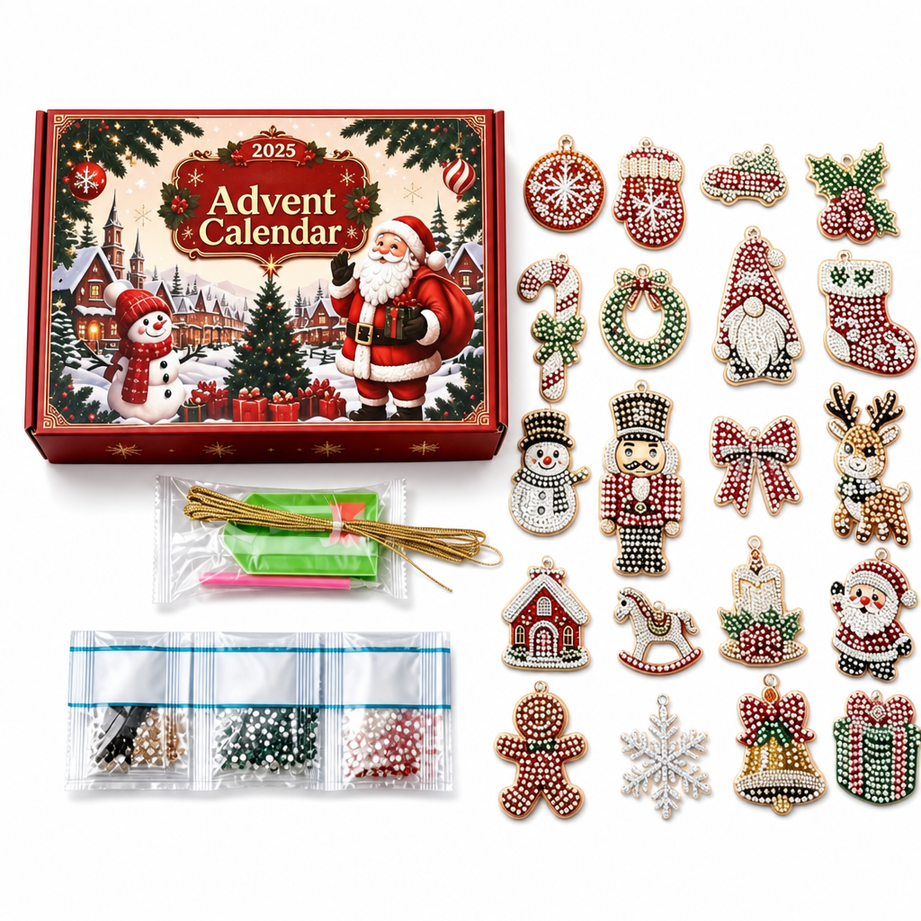 DIY Kerst Ornamenten Adventskalender 2026 – 24 Dagen