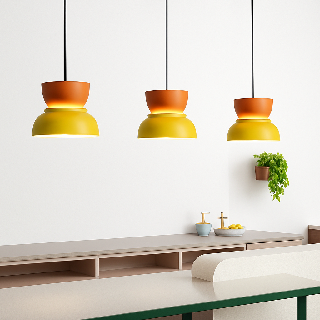 Kleurrijke Hanglamp met Speelse Vormen van Makazon