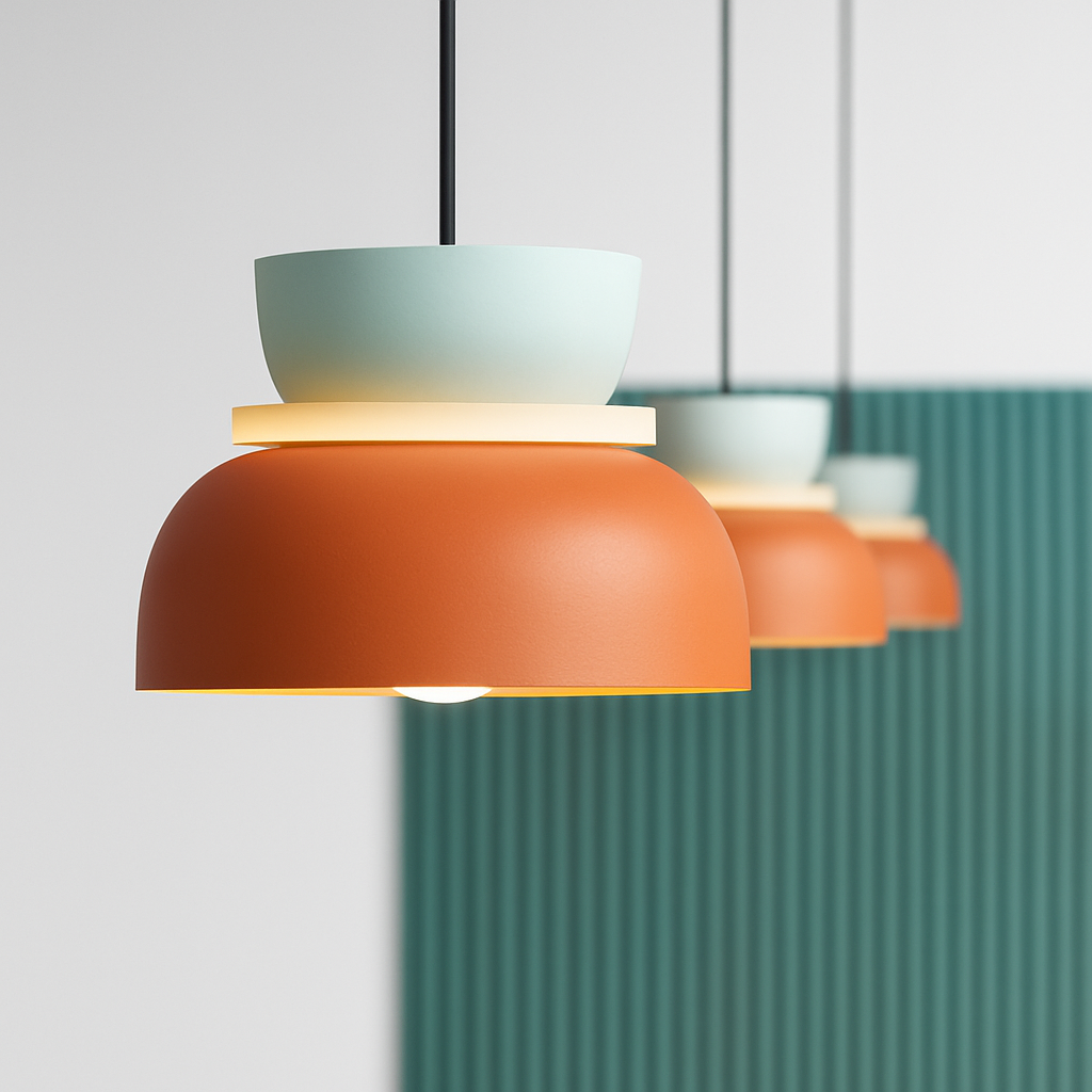 Kleurrijke Hanglamp met Speelse Vormen van Makazon