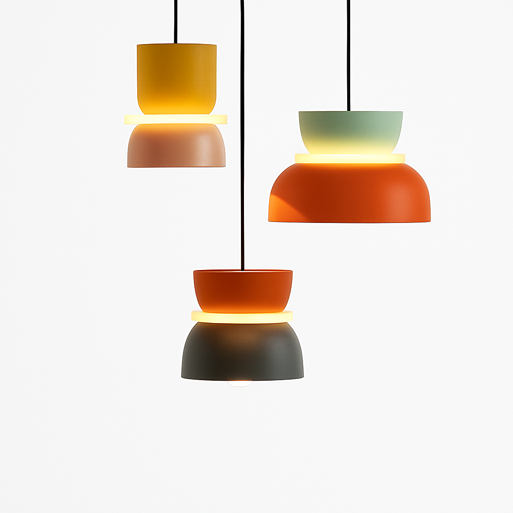 Kleurrijke Hanglamp met Speelse Vormen van Makazon