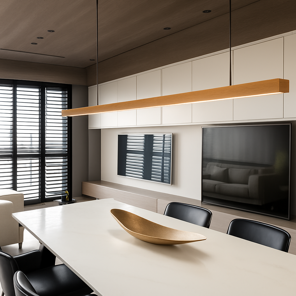 Moderne LED Houten Hanglamp