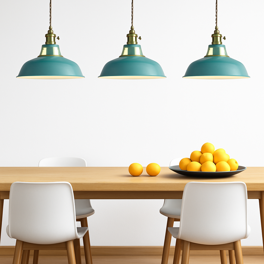 Kleurige Metaal-LED-Pendellamp Loft