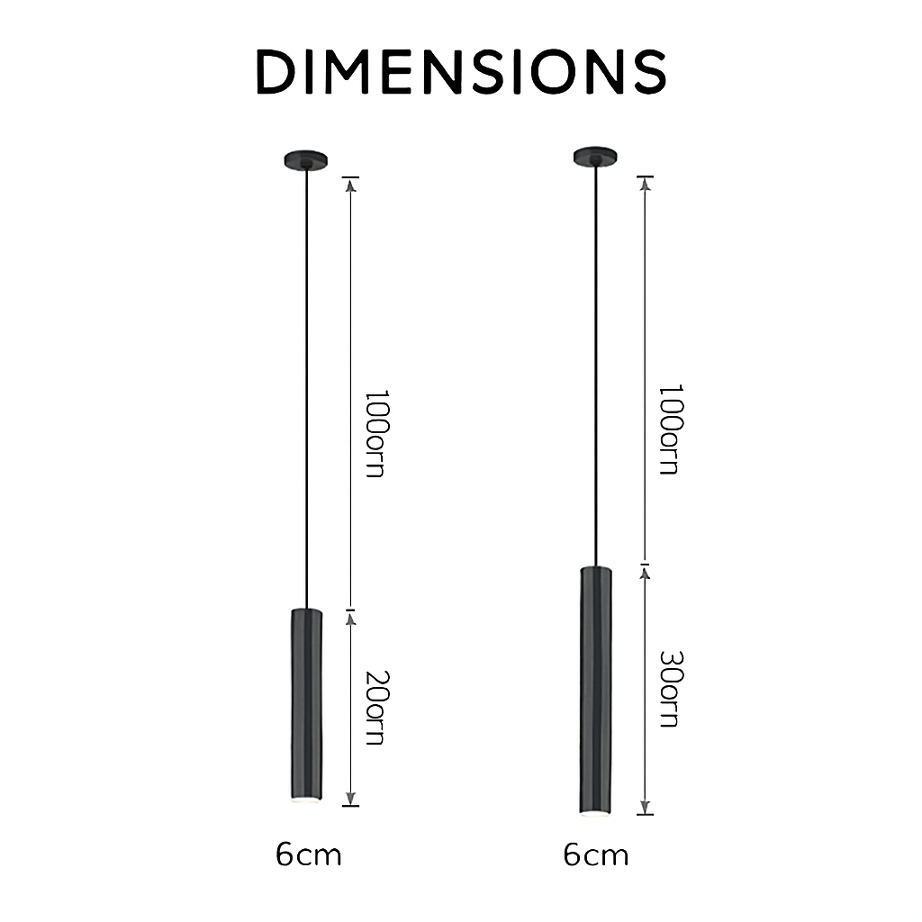 LED Hanglamp in Cilinderbuis
