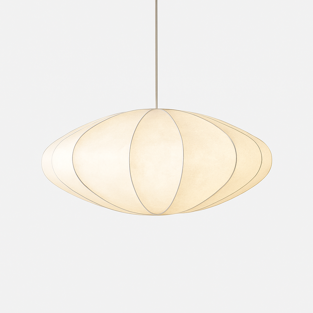 Moderne Papierpendelleuchte in Japanse Stijl Silk