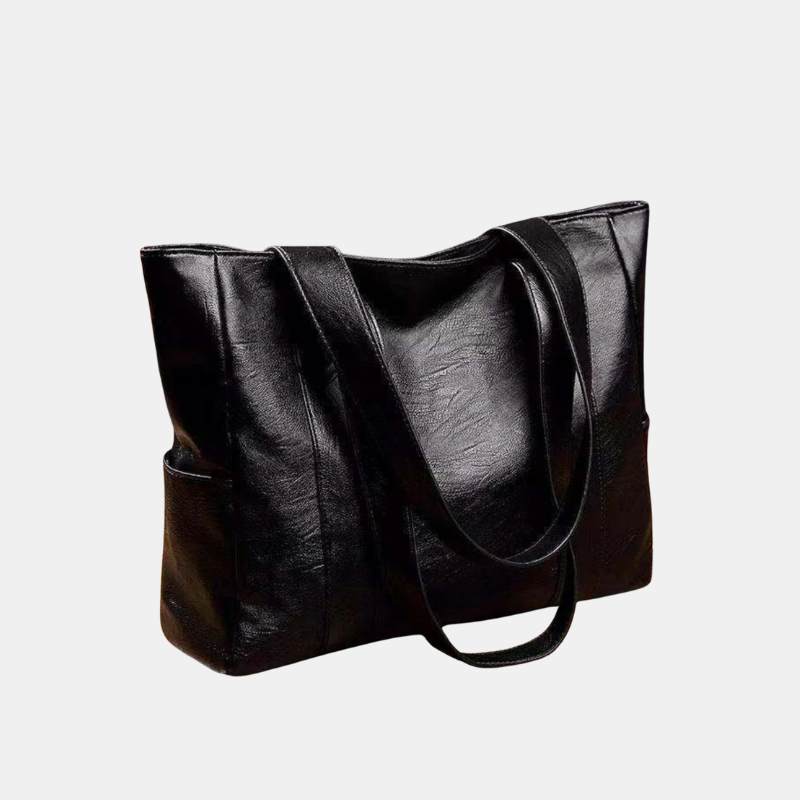 Elegante Vintage Leren Schoudertas - Klassieke Elegantie en Moderne Functionaliteit voor het Dagelijks Leven