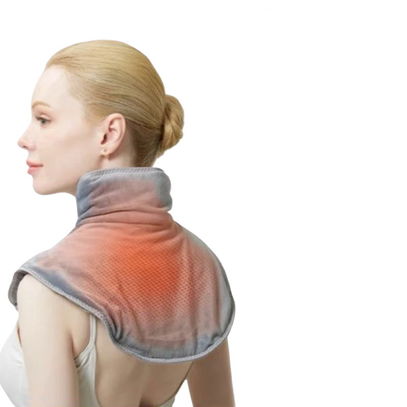 Ergonomische Elektrische Warmtemasseur voor Nek en Schouders met Instelbare Vibratiemassage