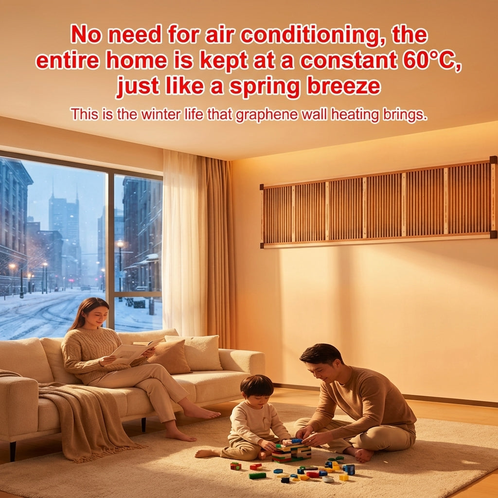 Infrarood Wandverwarming – Snelle 3 Seconden Verwarming, Energiezuinig & Stil