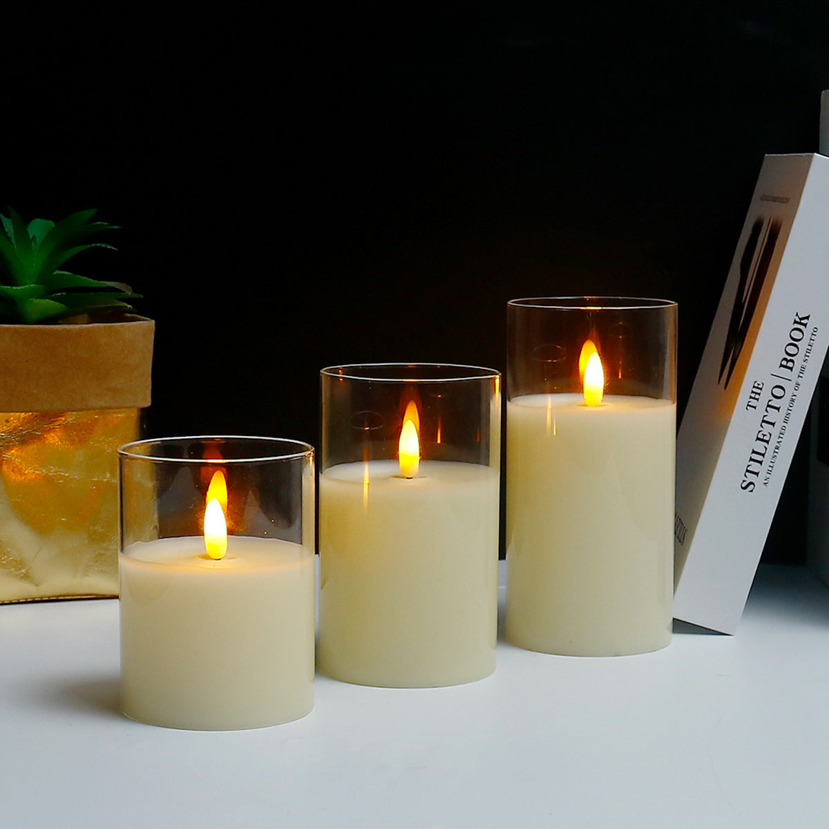 LuxeLumen LED Kaarsenset | Elegante LED kaarsen met afstandsbediening voor sfeervolle ambiance
