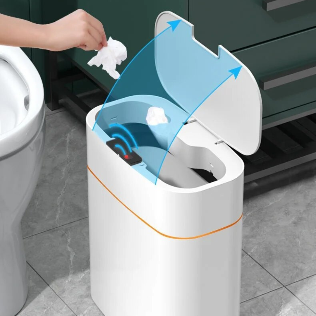Intelligente prullenbak | Stijlvol en met bewegingssensor