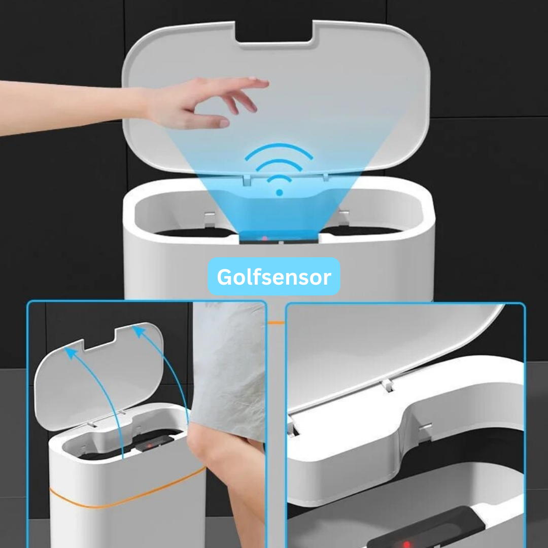 Intelligente prullenbak | Stijlvol en met bewegingssensor