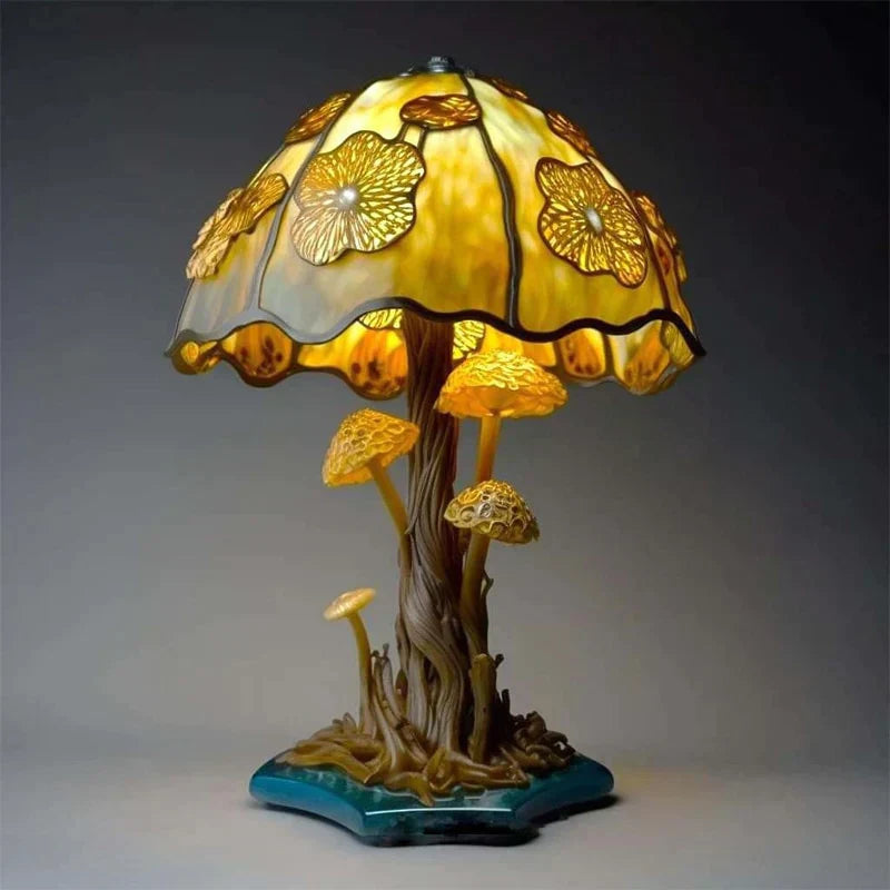 AuraGlass - Magische gekleurde glazen lamp voor een ontspannende sfeer