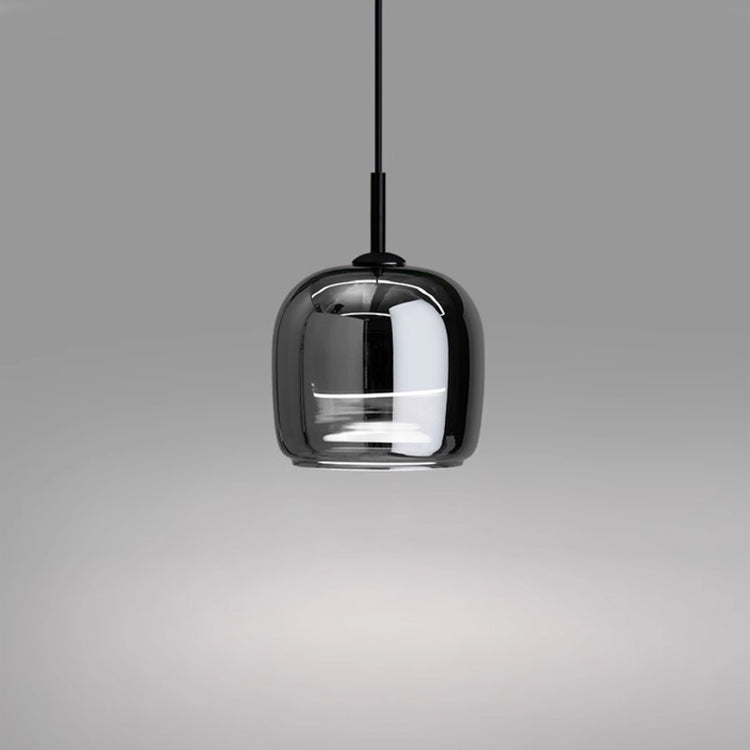 Noordse Zwarte Glazen Hanglamp