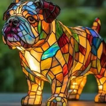 Lunaro - Artistieke LED Nachtlamp met Hondenrassen voor Sfeervolle Woondecoratie