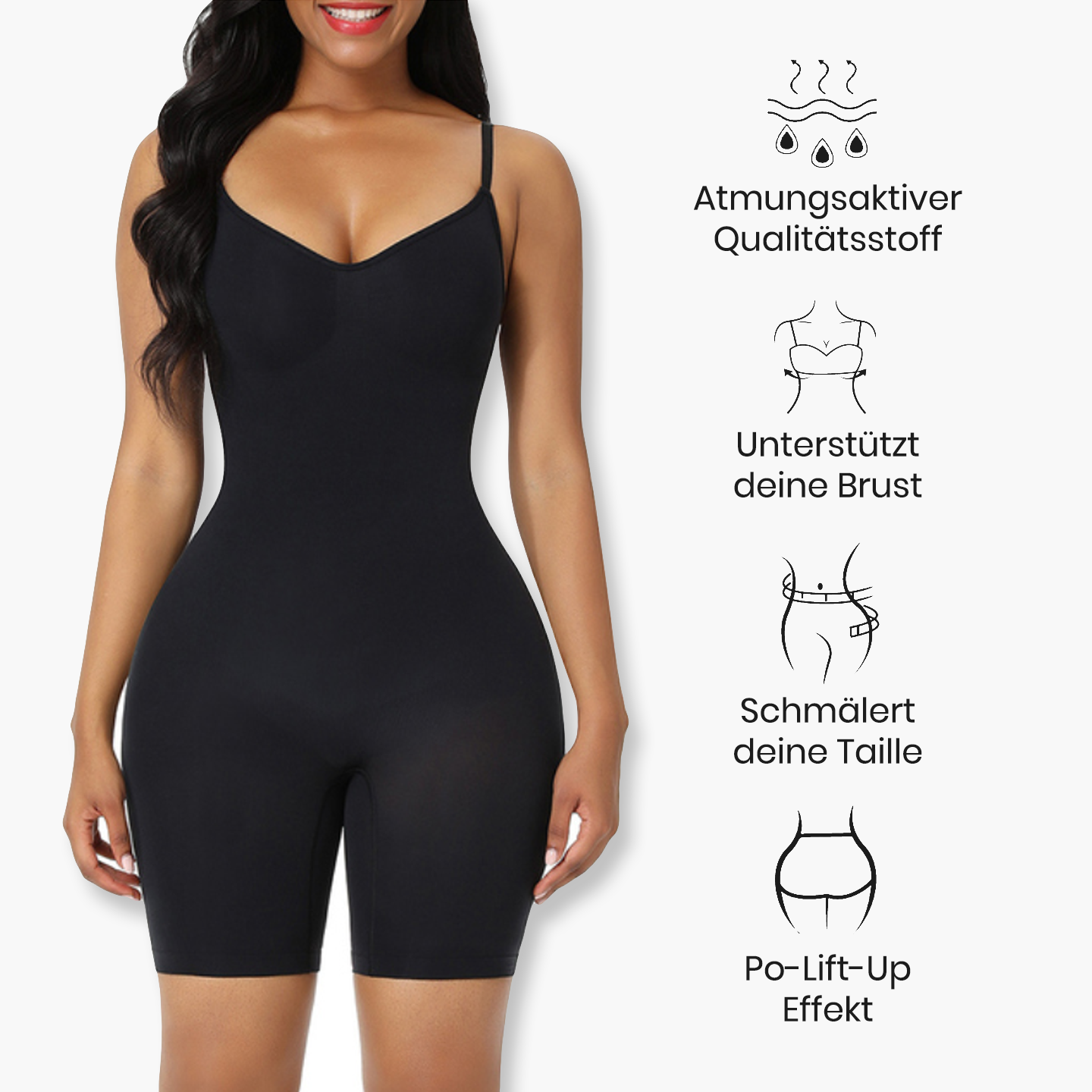 Bodysuit Sculpting Shapewear met Shorts – Perfecte Vorm en Comfort voor Elke Gelegenheid