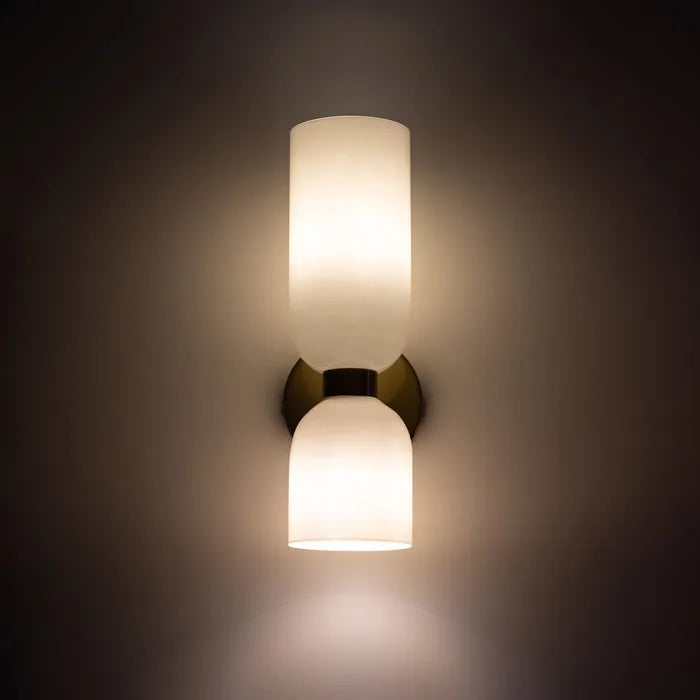 Dubbele Hoofd Glazen Wandlamp LED Sconces