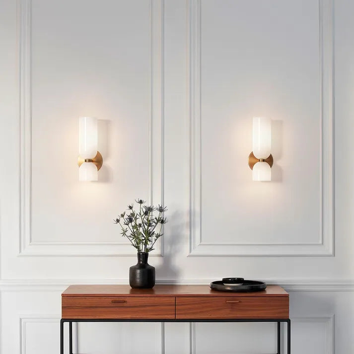 Dubbele Hoofd Glazen Wandlamp LED Sconces