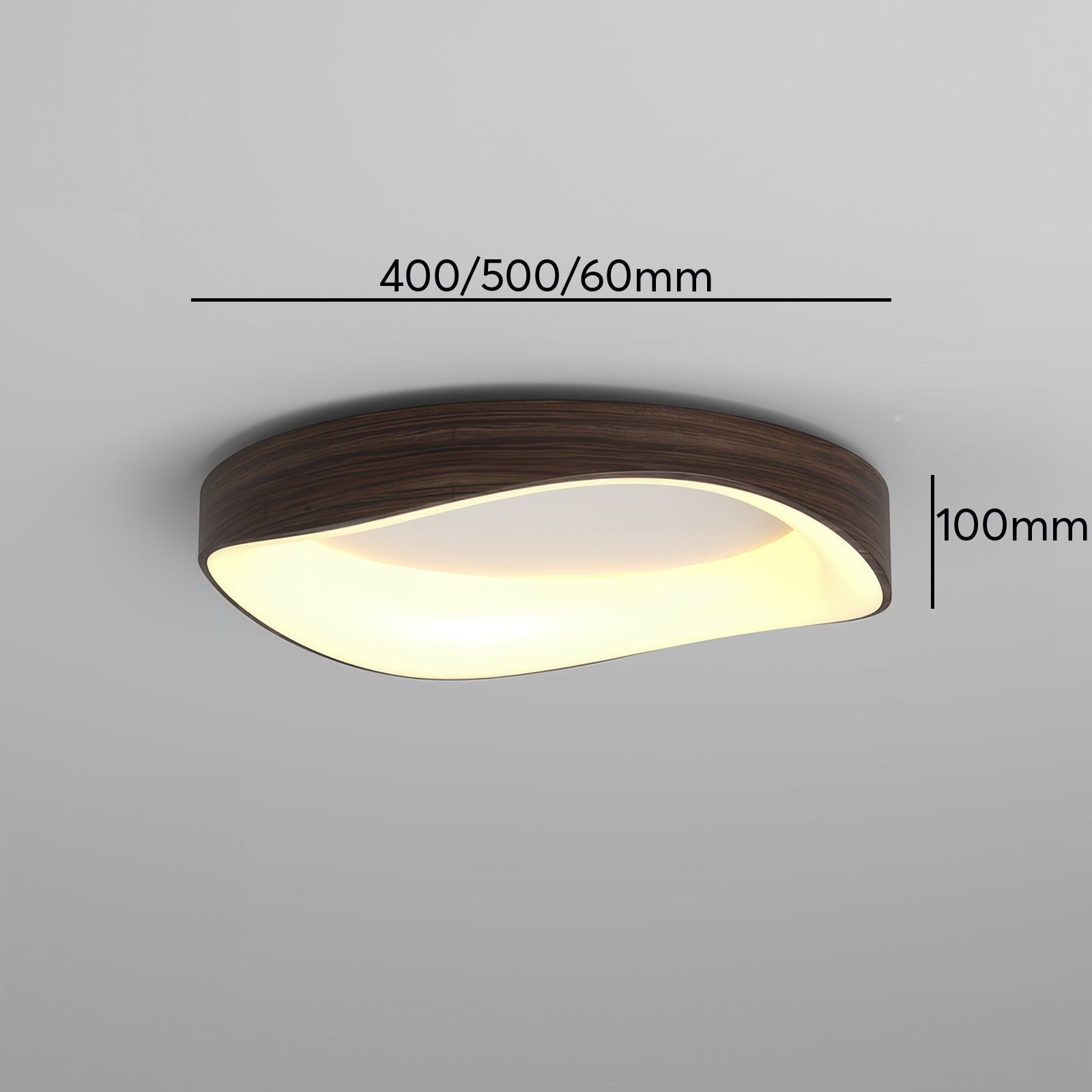 Noordse Artistieke Houten Plafondlamp