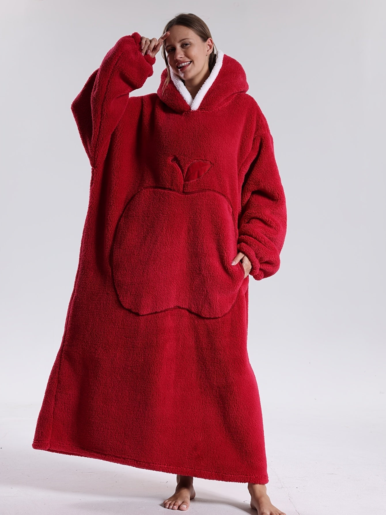 Hoodie Deken | Deken met Mouwen | Draagbare Deken Pullover | WarmteHood