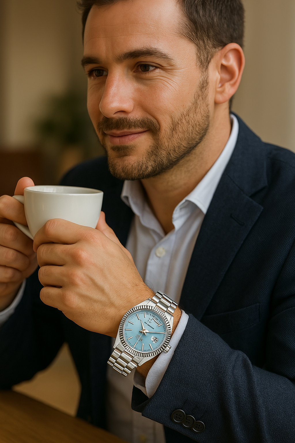 Luxueuze Heren Automatisch Horloge – RVS, zelfopwindend, kalenderfunctie – Stijl voor elke gelegenheid