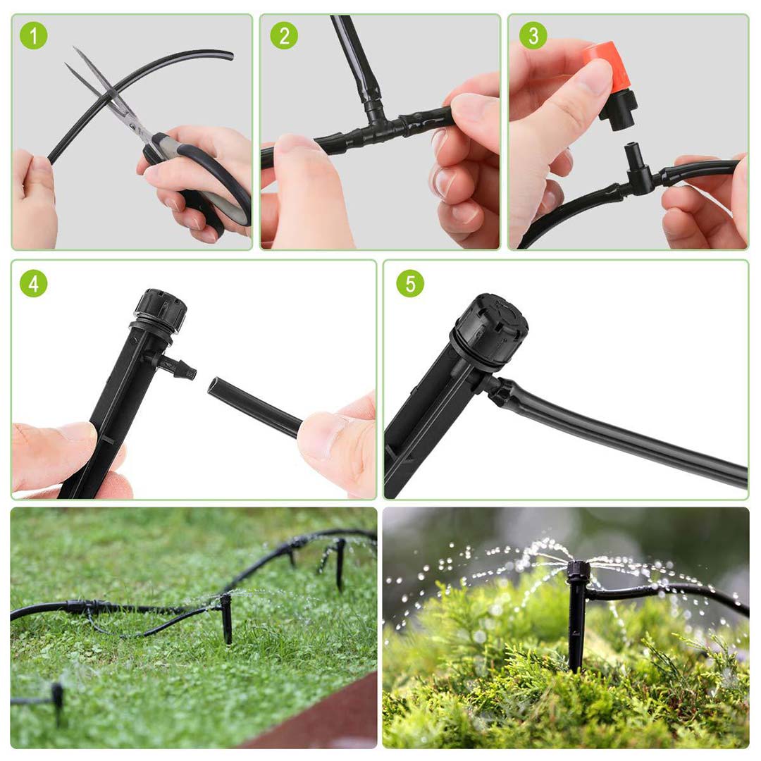 AquaLux Elite Irrigatiesysteem | Moeiteloos tuinbewatering voor weelderige, levendige landschappen