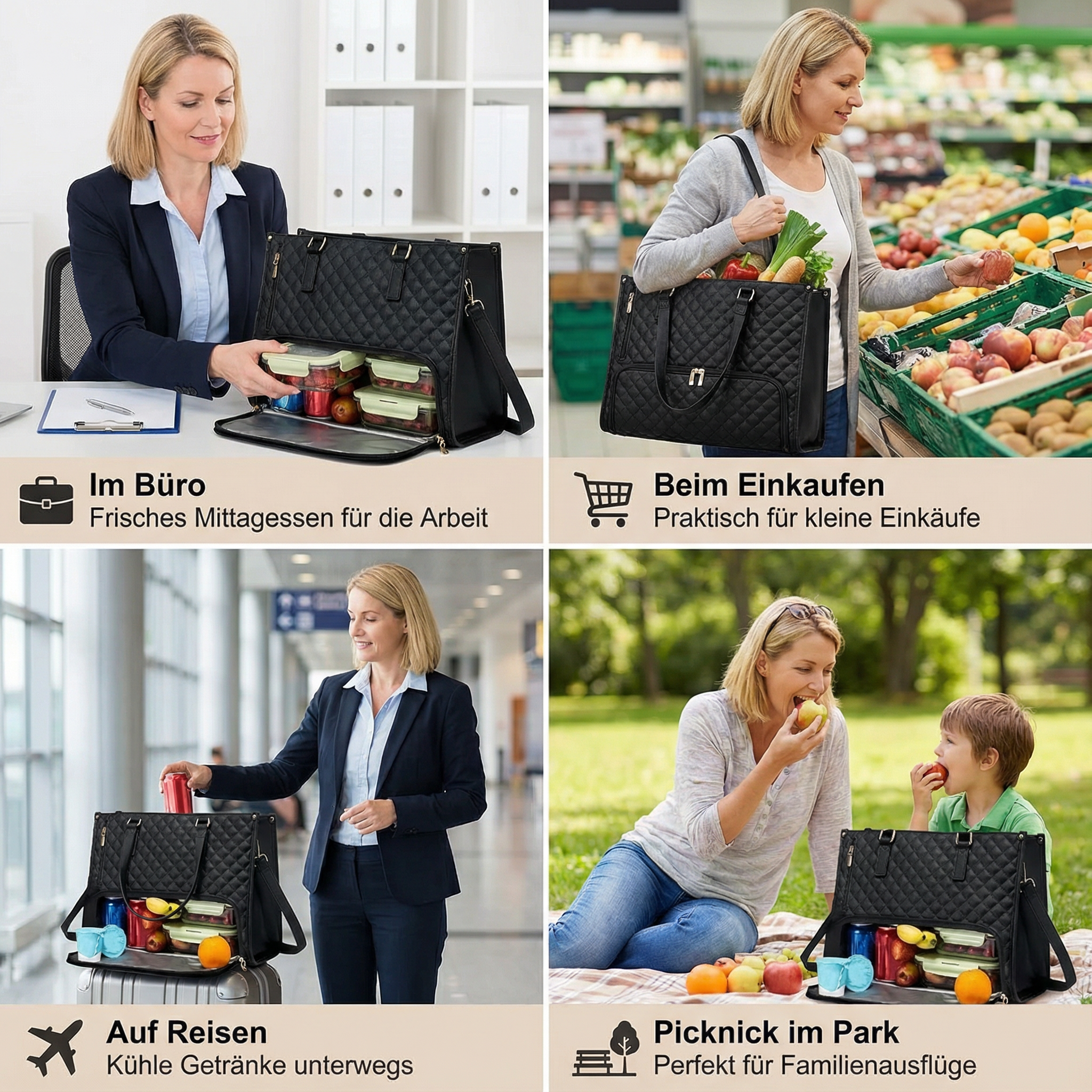 Multifunctionele Dames Handtas met Koelvak