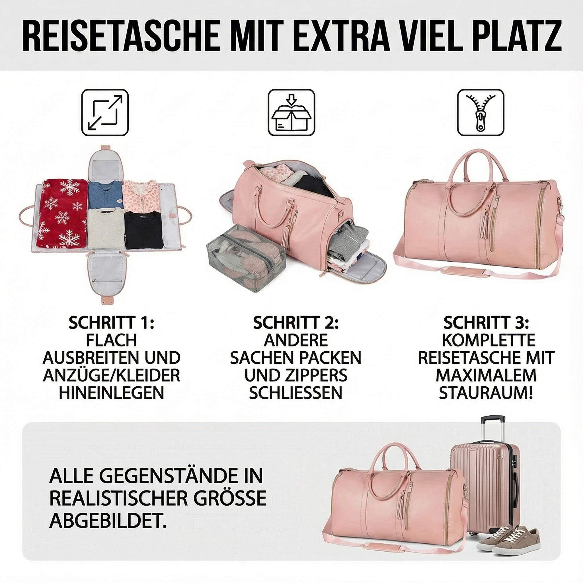 Ruime Reistas Voor Al Je Reisbenodigdheden