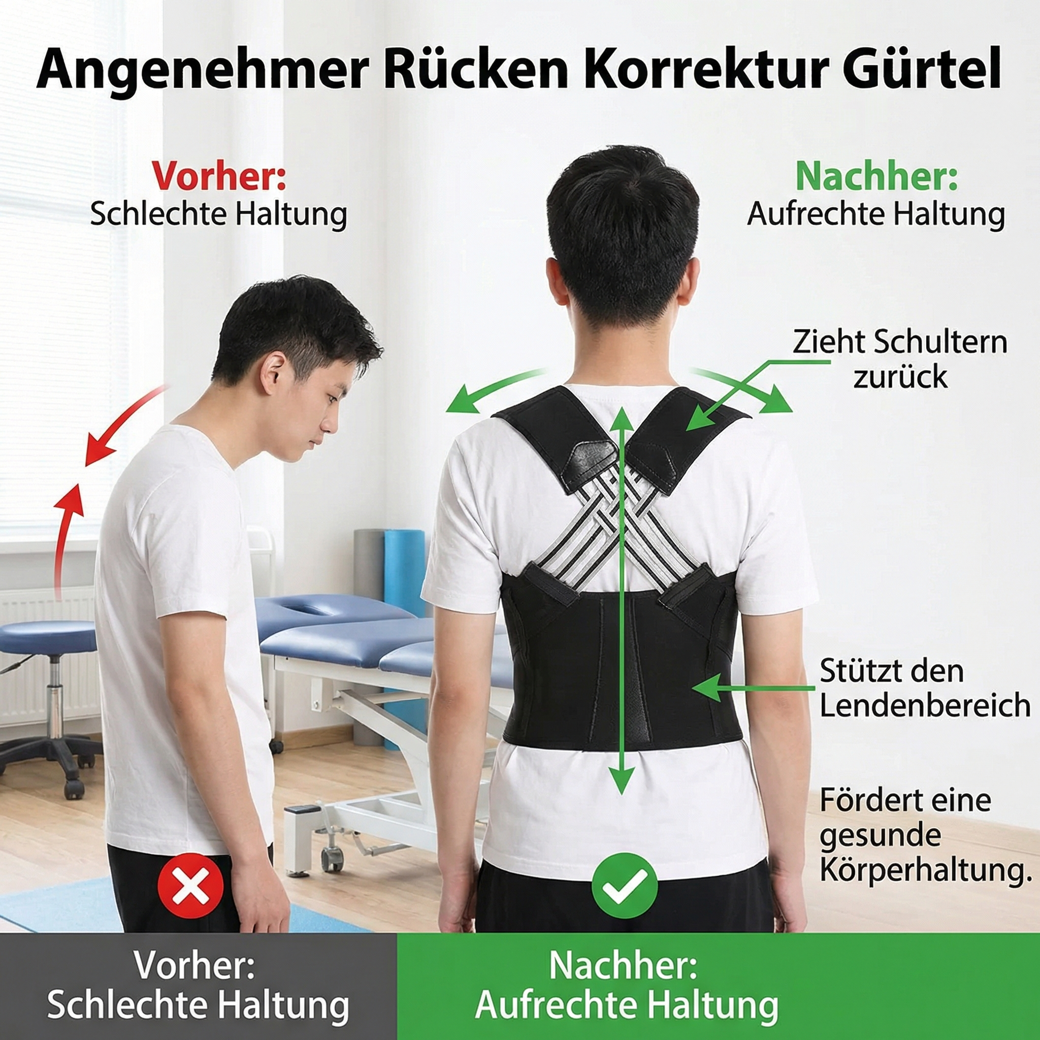 Aangenaam Rugcorrectie Gürtel