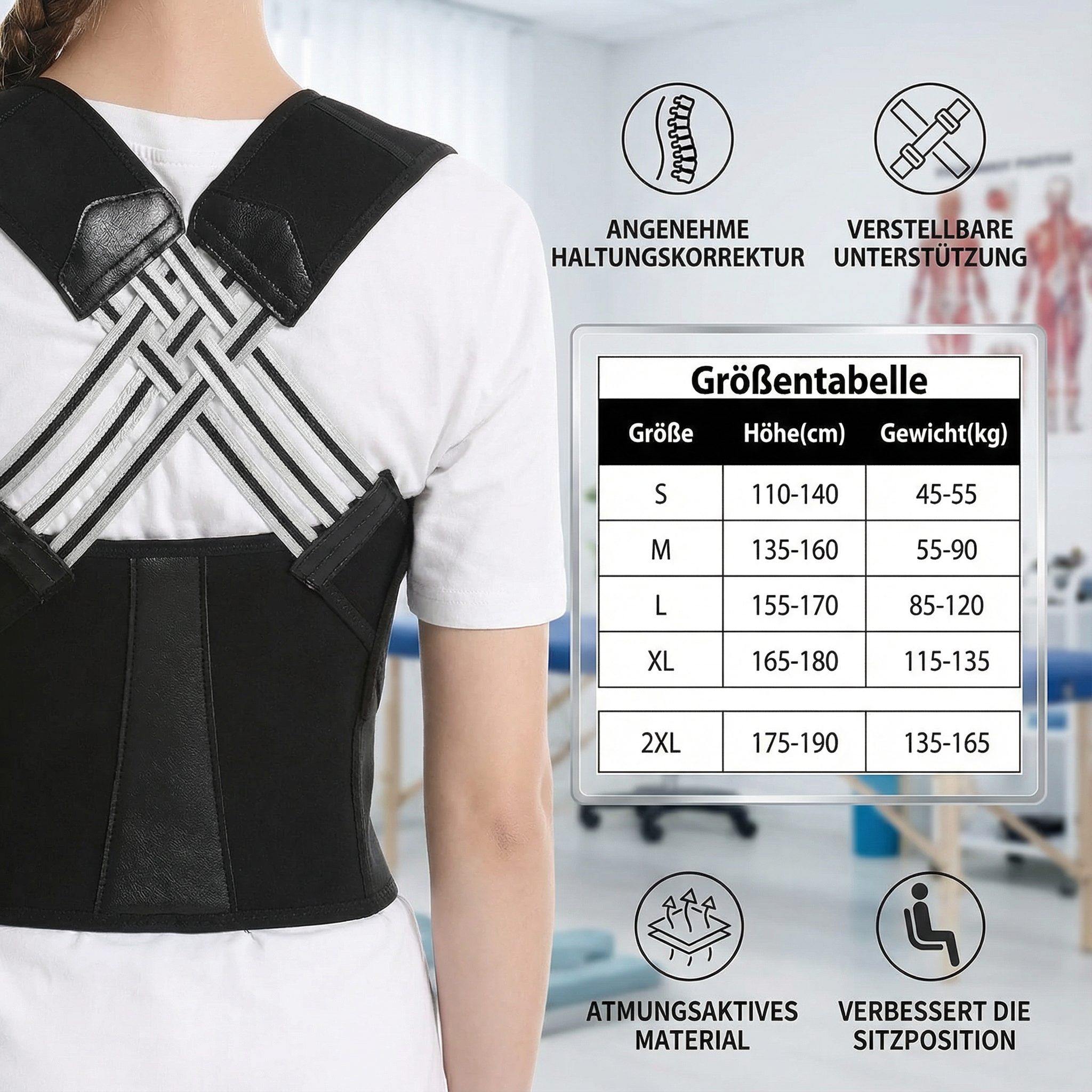 Aangenaam Rugcorrectie Gürtel