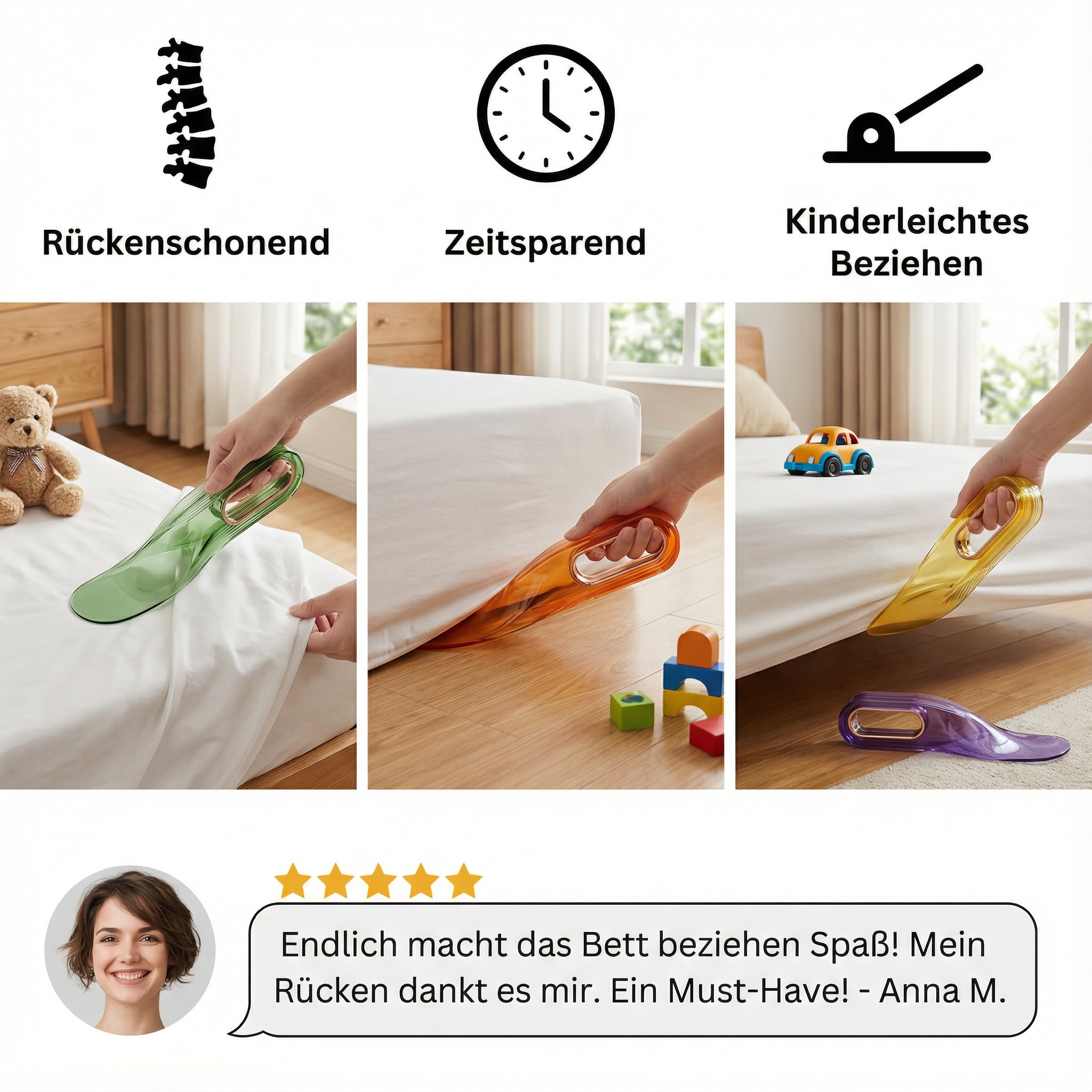 Praktische Hulp voor het Bed Opmaken