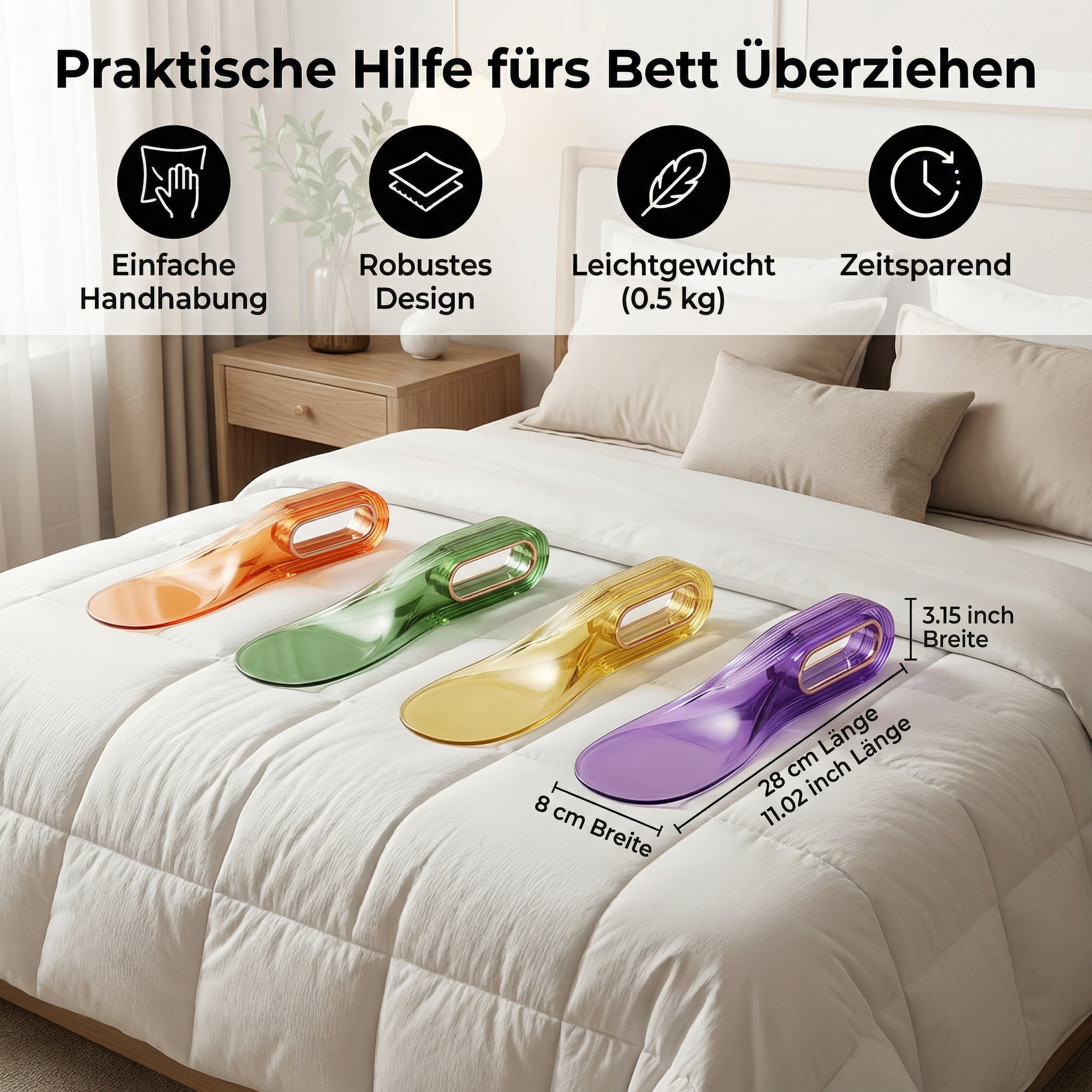 Praktische Hulp voor het Bed Opmaken