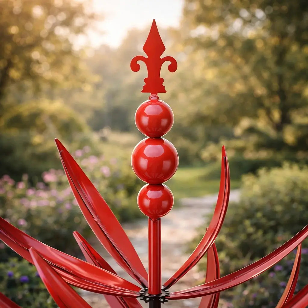 Weerhaan van metaal | Decoratie voor tuin en dak | FloraSpindel