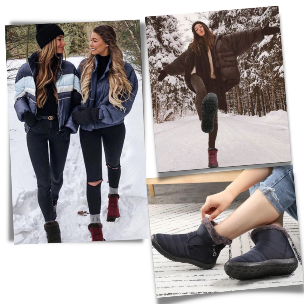 Dames Warme Waterdichte Sneeuwlaarzen