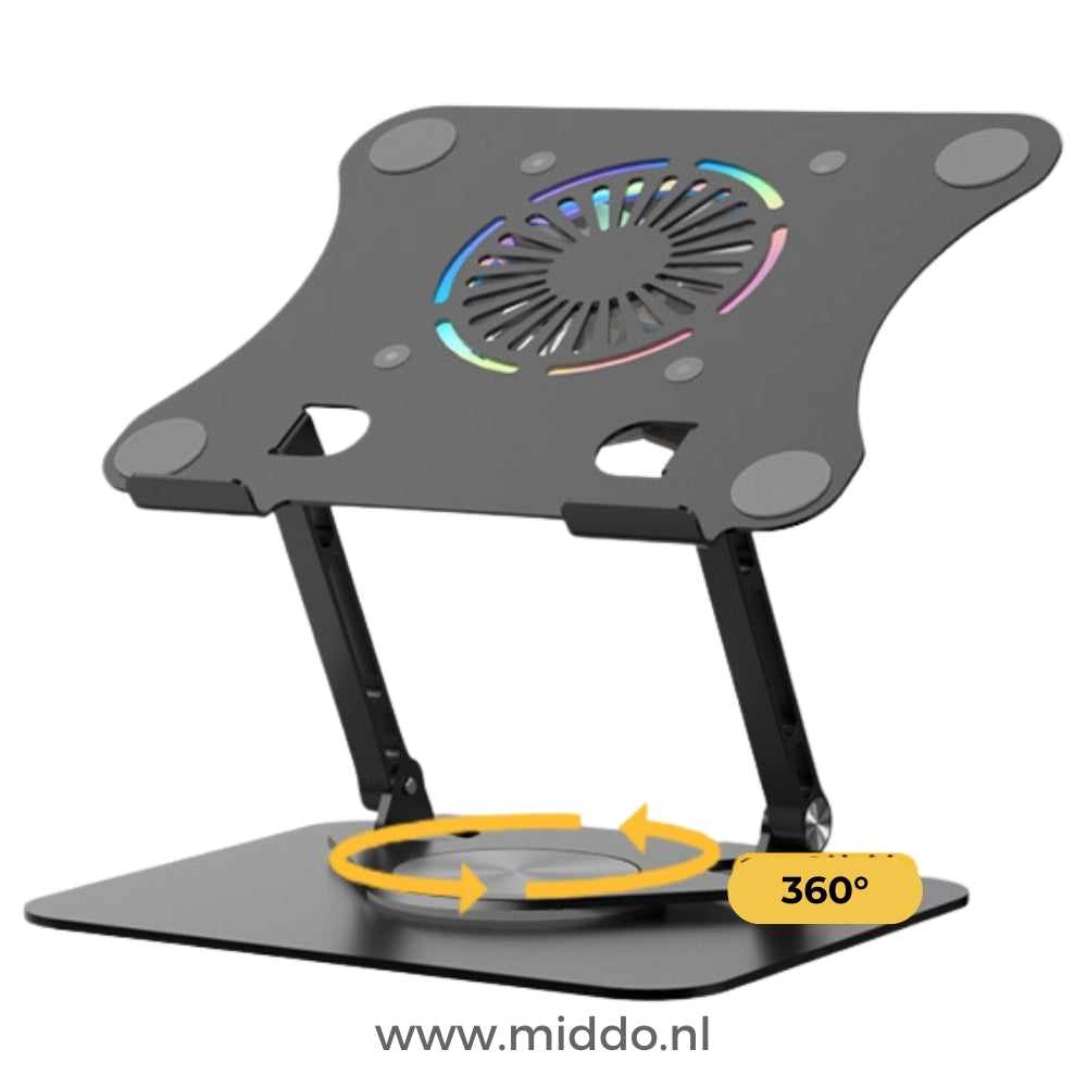 Élégance | Laptop- en Tabletstandaard 360° – verstelbaar - ergonomisch - modern design