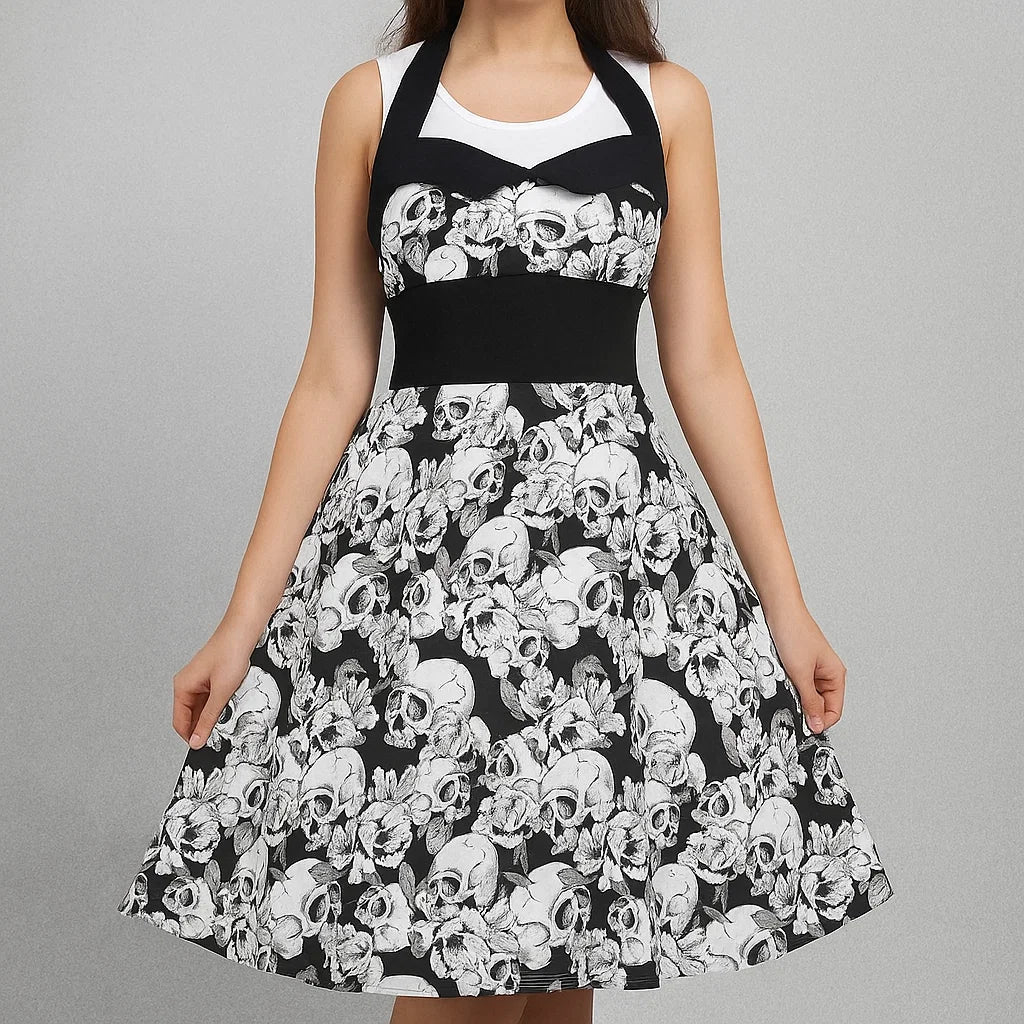 Dames Halloween Kostuum Jurk | Halternek